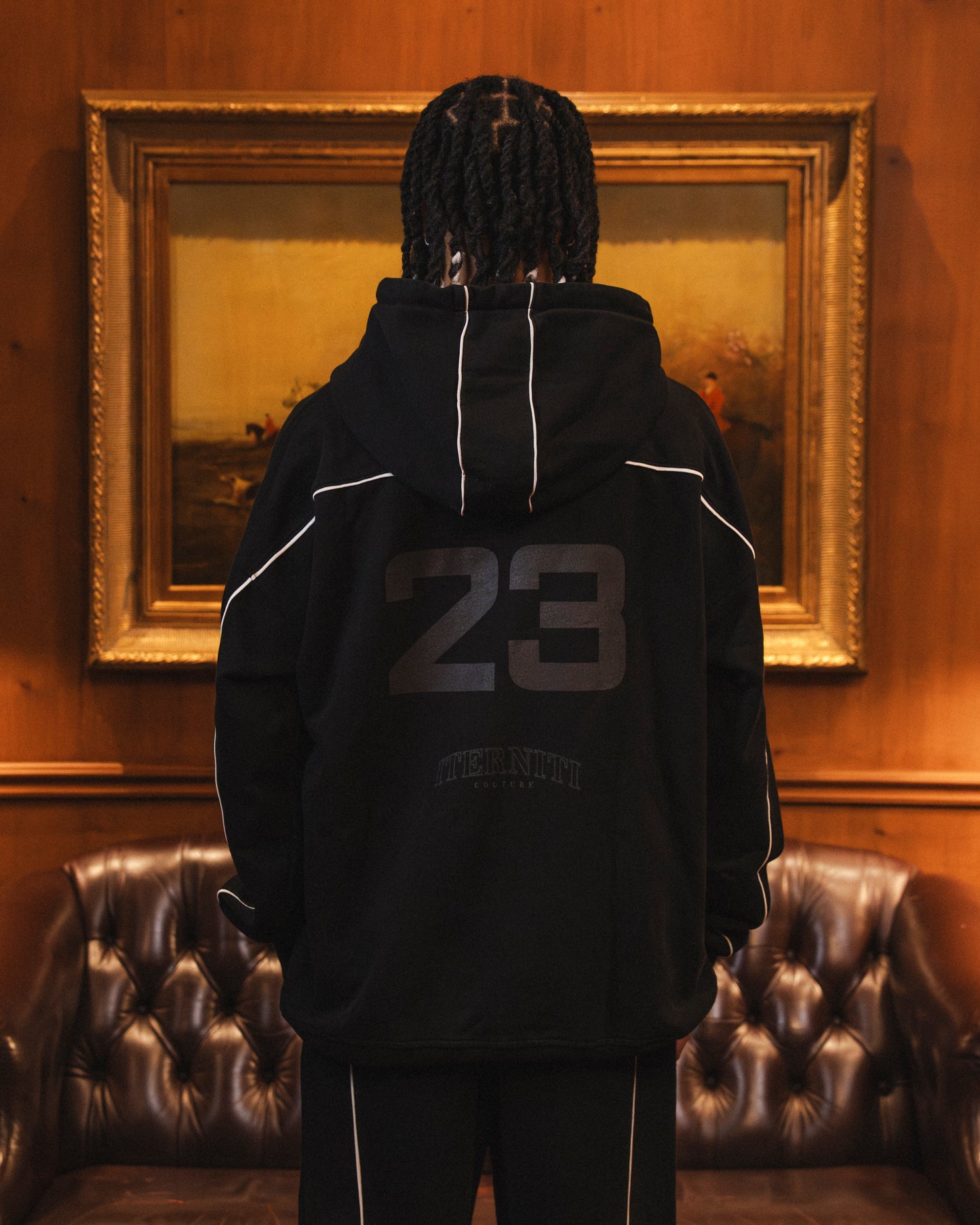 Hoodie Negro Off-Season Hombre