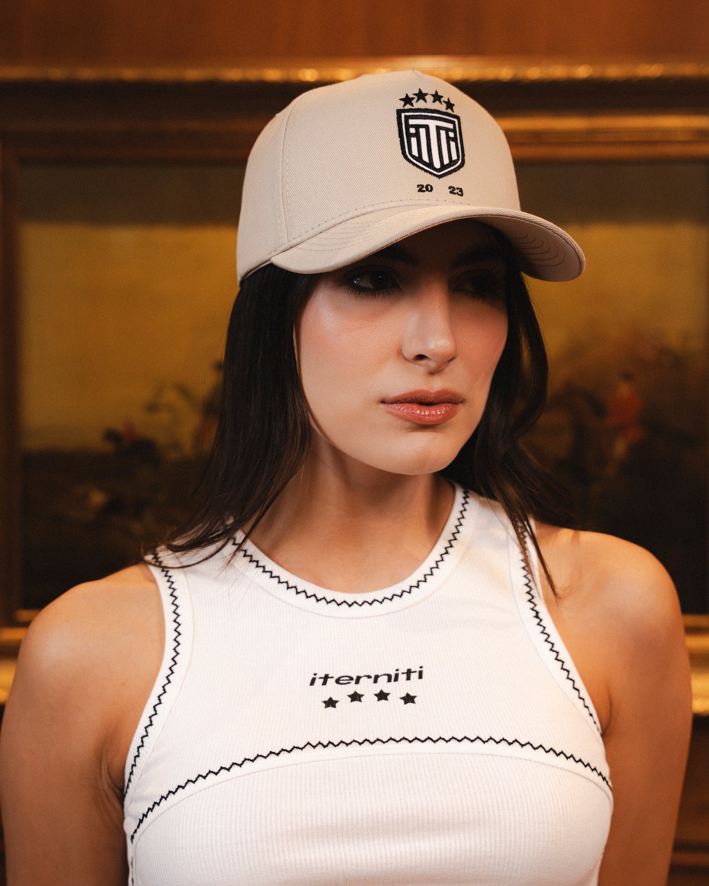 Gorra Beige Off-Season Mujer
