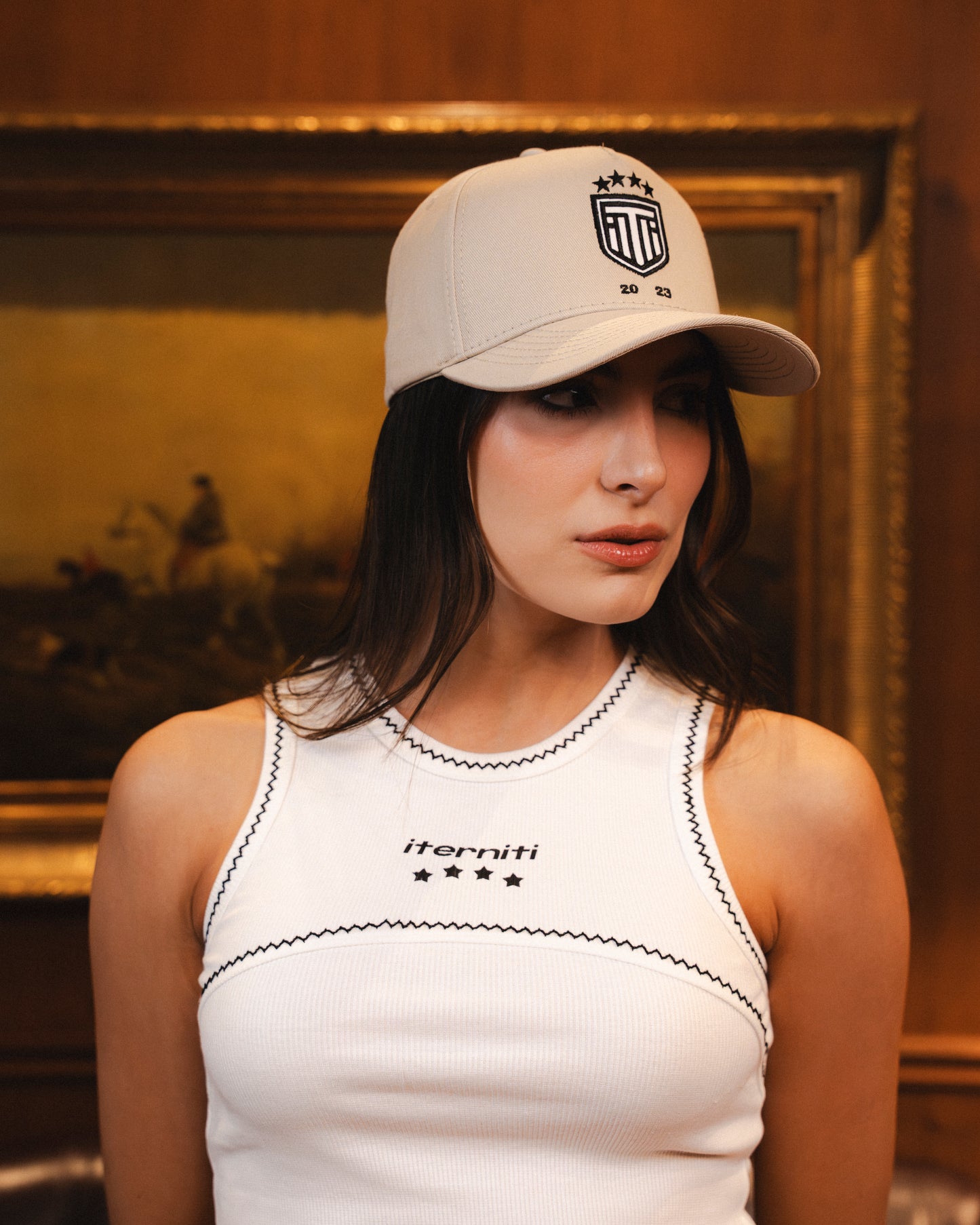 Gorra Beige Off-Season Mujer