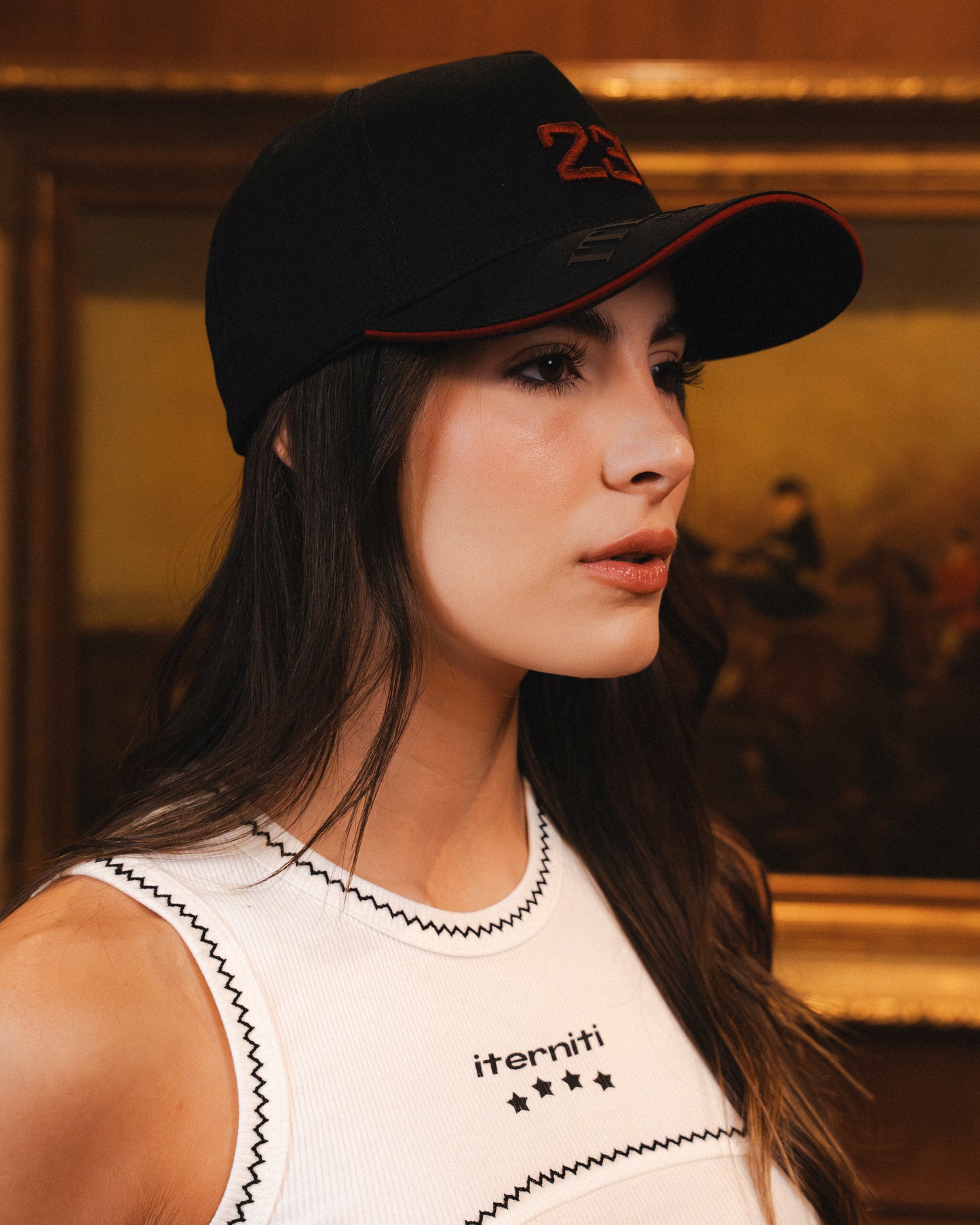 Gorra Negra 23 Off-Season Mujer