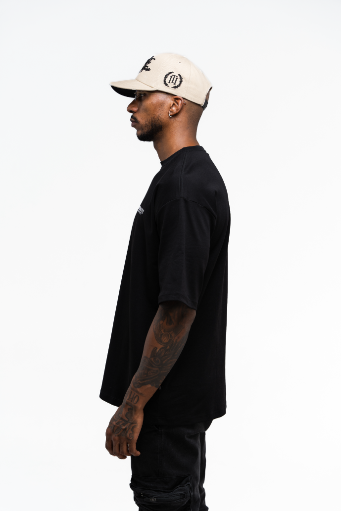 Camiseta negra básica de algodón para hombre/mujer, tela transpirable y de alta calidad, ajuste cómodo y diseño minimalista, ideal para cualquier ocasión