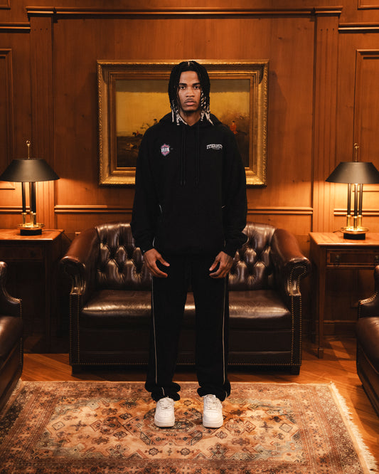 Hoodie Negro Off-Season Hombre