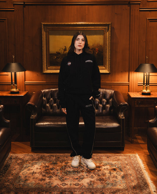 Hoodie Negro Off-Season Mujer