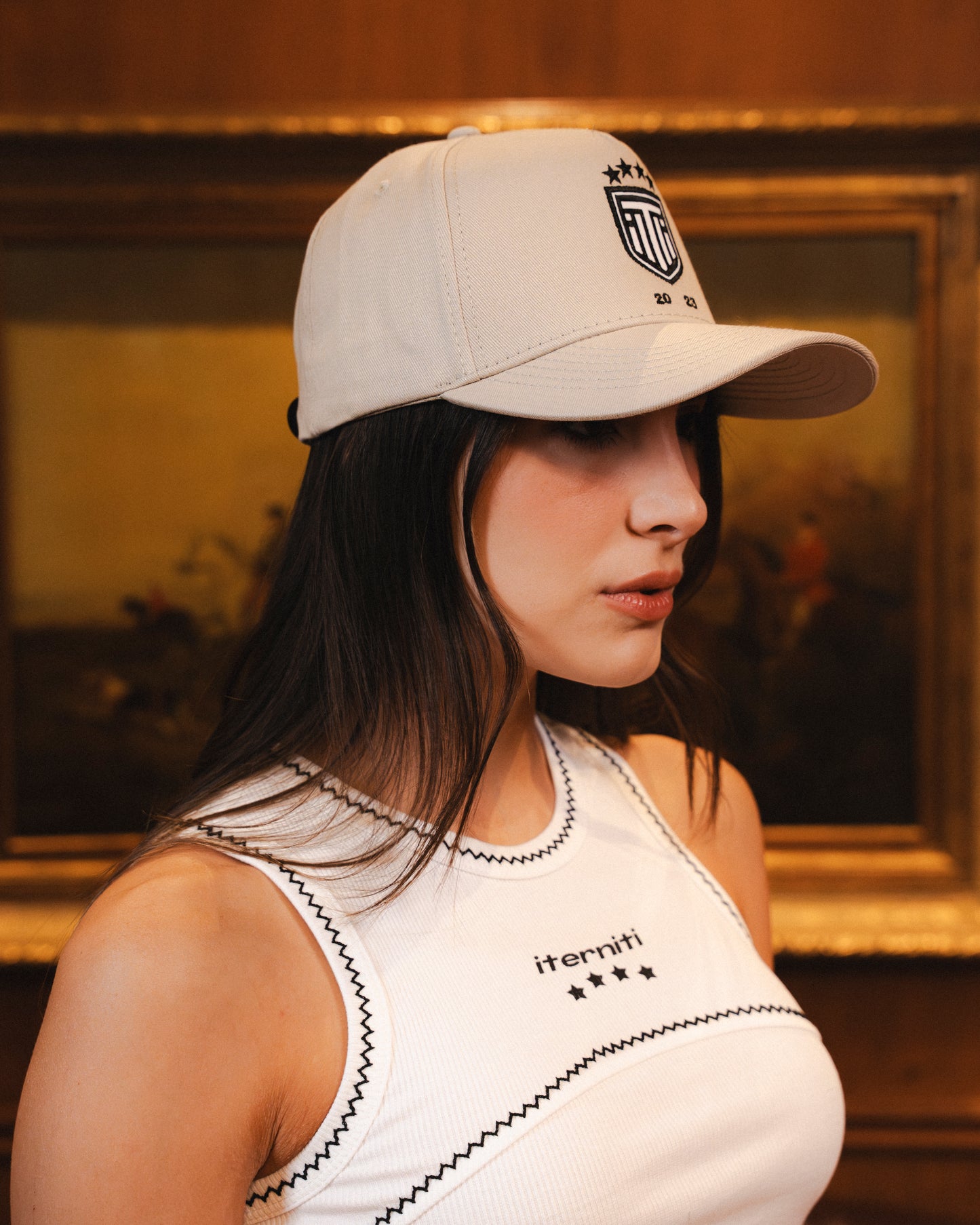 Gorra Beige Off-Season Mujer